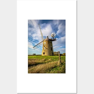 The Windmill At Great Haseley Posters and Art